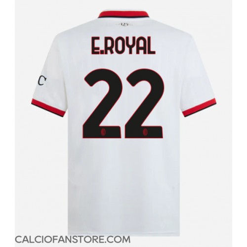 Maglia Calcio AC Milan Emerson Royal #22 Seconda Divisa 2024-25 Manica Corta